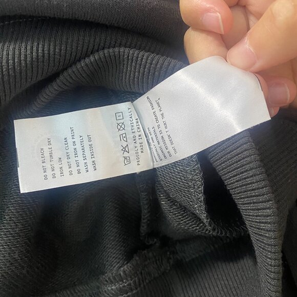 Broken Planet Out of the Shadows Soot Black Sweatshirt - Picture 8 of 11